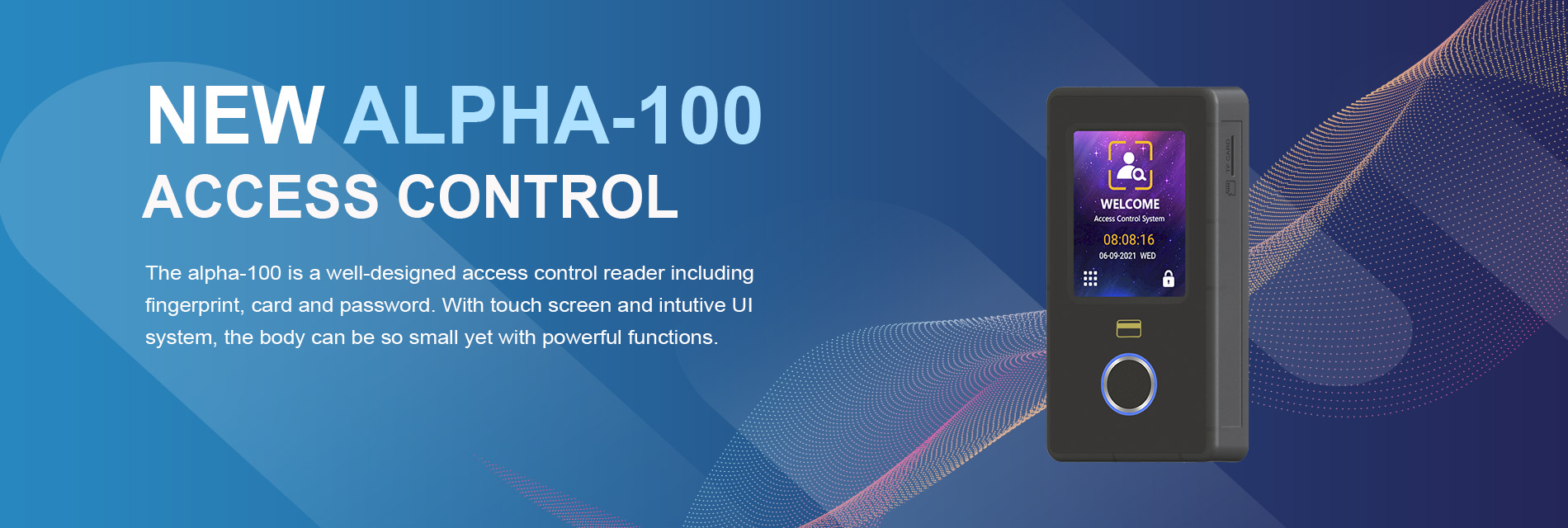 Alpha-100 Touch Screen Access Control